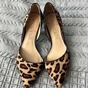Some society leopard heels